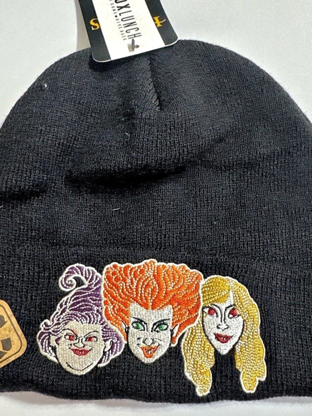 Disney Hocus Pocus Beanie Black NWT